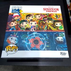 Stranger things funko pop 500 piece puzzle
